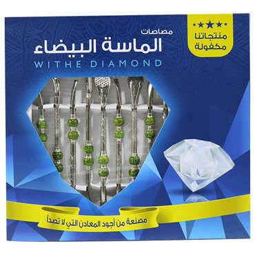 White Diamond Mate Lollipop Set (12 Pcs) - Karout Online -Karout Online Shopping In lebanon - Karout Express Delivery