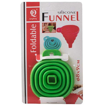 Qingfeng Foldable Silicone Funnel - Karout Online -Karout Online Shopping In lebanon - Karout Express Delivery