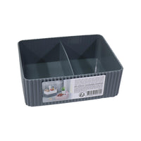 Lova Plastic Two Compartment Stackable Organizer / 030 - Karout Online -Karout Online Shopping In lebanon - Karout Express Delivery