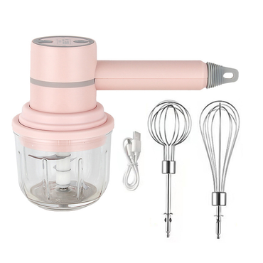 **NET**Electric Hand Mixer USB Rechargeable Hand Blender Cake Mixer Egg Beater