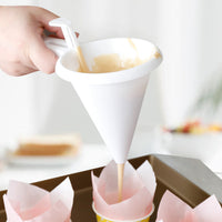 **NET**Kitchen Baking Funnel Tool Handheld Chocolate Cupcake Dispenser Plastic