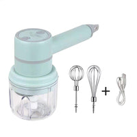 **NET**Electric Hand Mixer USB Rechargeable Hand Blender Cake Mixer Egg Beater