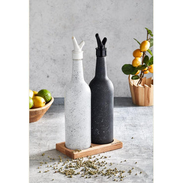 Hane Marble Decorated Oil Bottle 750cc - Karout Online -Karout Online Shopping In lebanon - Karout Express Delivery