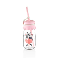 Hane Milkie Milk Bottle 250cc with Straw - Karout Online -Karout Online Shopping In lebanon - Karout Express Delivery