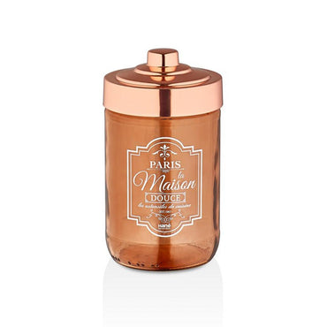 Hane Paris Rosegold Storage Jar 660cc - Karout Online -Karout Online Shopping In lebanon - Karout Express Delivery