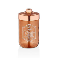 Hane Paris Rosegold Storage Jar 660cc - Karout Online -Karout Online Shopping In lebanon - Karout Express Delivery