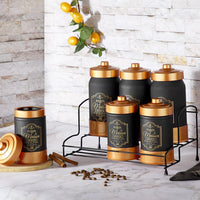 Hane Paris Luxe Spice Jar Set 6x - Karout Online -Karout Online Shopping In lebanon - Karout Express Delivery