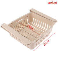 Refrigerator Storage Basket Pull-Out Refrigerator Storage Box Multifunctional Household Storage Tool / 222732