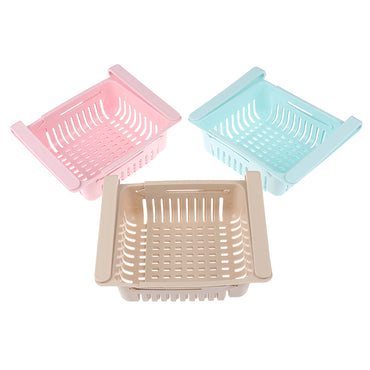 Refrigerator Storage Basket Pull-Out Refrigerator Storage Box Multifunctional Household Storage Tool / 222732