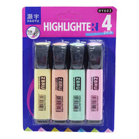 HAOYU Highlighter 4 Pcs / HY603 /Q-212 - Karout Online -Karout Online Shopping In lebanon - Karout Express Delivery