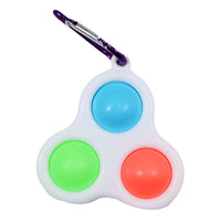 Plastic Pop it keychain Spinner shape / PO-27 - Karout Online -Karout Online Shopping In lebanon - Karout Express Delivery