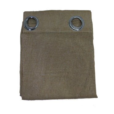 Window Curtain 140 x 260 cm with Steel Rings Burgundy 1 pc.