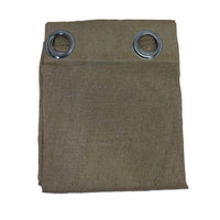 Window Curtain 140 x 260 cm with Steel Rings Burgundy 1 pc.