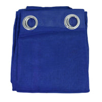 Window Curtain 140 x 260 cm with Steel Rings Burgundy 1 pc.