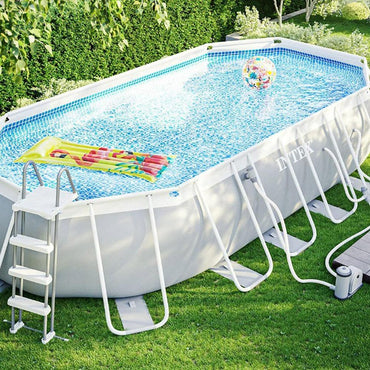 Intex 26796 Tube-Shaped Oval Above Ground Pool 503x274x122cm - Karout Online -Karout Online Shopping In lebanon - Karout Express Delivery