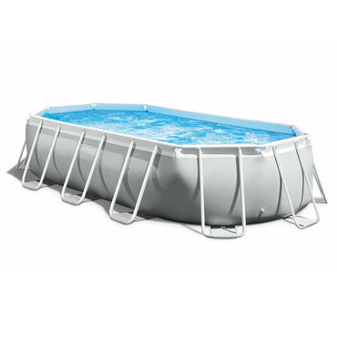 Intex 26796 Tube-Shaped Oval Above Ground Pool 503x274x122cm - Karout Online -Karout Online Shopping In lebanon - Karout Express Delivery