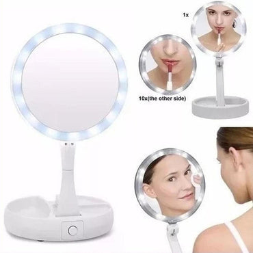 My Fold-Jin Ge Lighted Foldable Makeup Mirror Makeup