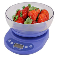 Kitchen Scale With Plastic Bowl / KC-111 - Karout Online -Karout Online Shopping In lebanon - Karout Express Delivery