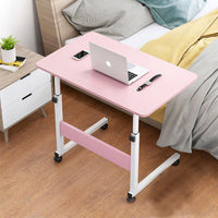 Foldable Table Adjustable Laptop Stand With Wheels / KC-137 - Karout Online -Karout Online Shopping In lebanon - Karout Express Delivery