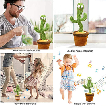 Portable Twisted Music Song Dance Cactus (NET) - Karout Online -Karout Online Shopping In lebanon - Karout Express Delivery