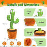 Portable Twisted Music Song Dance Cactus (NET) - Karout Online -Karout Online Shopping In lebanon - Karout Express Delivery
