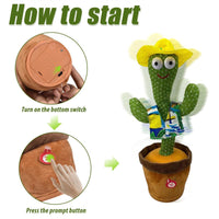 Portable Twisted Music Song Dance Cactus (NET) - Karout Online -Karout Online Shopping In lebanon - Karout Express Delivery