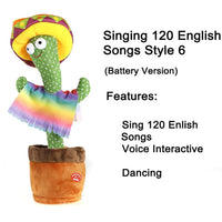 Portable Twisted Music Song Dance Cactus (NET) - Karout Online -Karout Online Shopping In lebanon - Karout Express Delivery