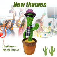 Portable Twisted Music Song Dance Cactus (NET) - Karout Online -Karout Online Shopping In lebanon - Karout Express Delivery