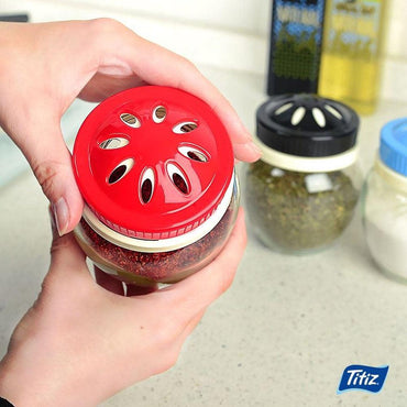 Titiz Plastik Otto Vertical Spice Jar 370ml - 13oz - Karout Online -Karout Online Shopping In lebanon - Karout Express Delivery