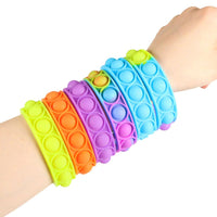 Shop Online Push Pop Bubble One Color Pop It Fidget Toy 20CM Bracelet / KC-282 - Karout Online Shopping In lebanon