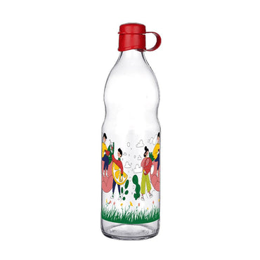Titiz Plastik Frido Patterned Water Bottle / 1000ml - 34oz - Karout Online -Karout Online Shopping In lebanon - Karout Express Delivery