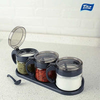 Titiz Plastik Lily Spice Set 300ml - 10oz - Karout Online -Karout Online Shopping In lebanon - Karout Express Delivery