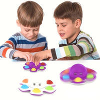 Spinner Pop Face Changing Octopus Fidget Toy