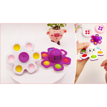 Spinner Pop Face Changing Octopus Fidget Toy