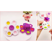 Spinner Pop Face Changing Octopus Fidget Toy