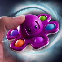 Spinner Pop Face Changing Octopus Fidget Toy