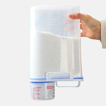 Household Multi-function Storage Box  Portable Large Plastic with Measuring Cup / KR-136
