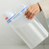 Household Multi-function Storage Box  Portable Large Plastic with Measuring Cup / KR-136