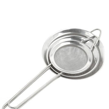Kitchen Stainless Steel Wire Mesh Strainer Set (3 Pcs) - Karout Online -Karout Online Shopping In lebanon - Karout Express Delivery