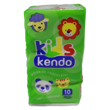 Kendo Kids Pocket Tissue set (10 Pcs) - Karout Online -Karout Online Shopping In lebanon - Karout Express Delivery