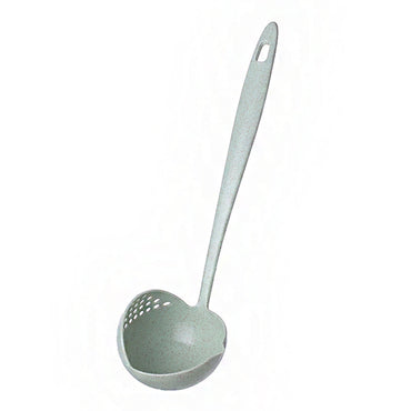 2 In 1 Kitchen Ladle Soup Pan Spoon with Filter Strainer