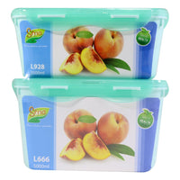 Power.G -Sina Rectangular Big Tupperware set ( 2 Pcs ) - Karout Online -Karout Online Shopping In lebanon - Karout Express Delivery