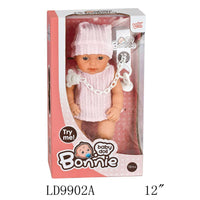 12'' DOLL W/12 SOUND AND ACC.