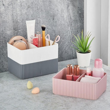 Lova Plastic Two Compartment Stackable Organizer / 030 - Karout Online -Karout Online Shopping In lebanon - Karout Express Delivery