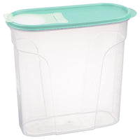 HK Plastic Storage Container with Colored flip-top Lid 4 L / 9379 - Karout Online -Karout Online Shopping In lebanon - Karout Express Delivery