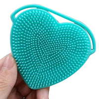 Heart Shape Silicone Double Sided Facial Cleansing Brush - Karout Online -Karout Online Shopping In lebanon - Karout Express Delivery