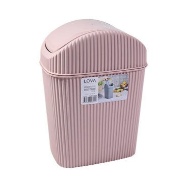 Lova Plastic Deco Mini Dust Bin (2,5 lt) - Karout Online -Karout Online Shopping In lebanon - Karout Express Delivery