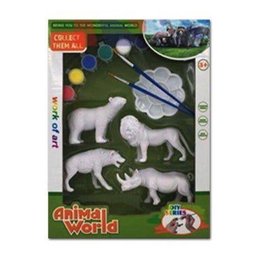 DIY Painting Animals ( 4 Pcs) - Karout Online -Karout Online Shopping In lebanon - Karout Express Delivery