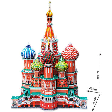 CubicFun St Basil Cathedral 3D Puzzle 184 Pcs - Karout Online -Karout Online Shopping In lebanon - Karout Express Delivery