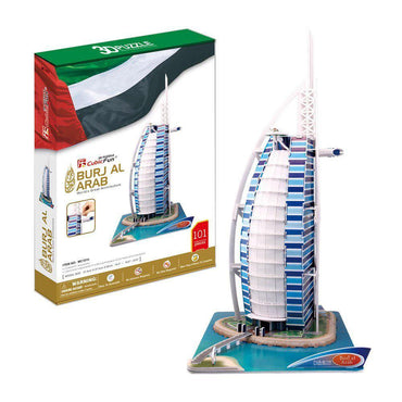 CubicFun Dubai Burjal AI Arabic 3D Puzzle 101 Pcs - Karout Online -Karout Online Shopping In lebanon - Karout Express Delivery
